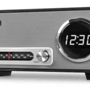 NEW VICTROLA BLUETOOTH CLOCK RADIO W CHARGING PORT